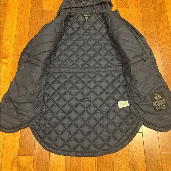 Athleta Navy Whisper Featherless Quilted Parka Jacket (Size XXS) - Picture 3 of 7